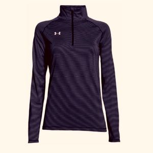 Under Armor Deep Purple 1/4 Zip Tech Top